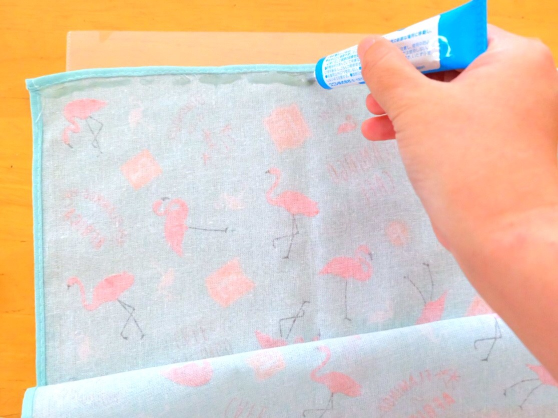 簡単 キャンディポーチの作り方 100均手ぬぐいで縫わずに完成 ぎゅってweb