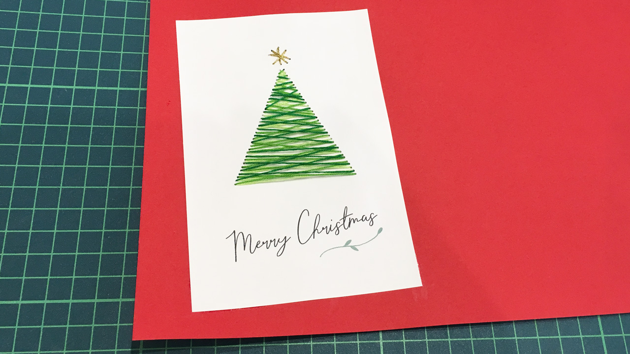 紙刺しゅう でクリスマスカード 手作りならではのかわいさ 図案も ぎゅってweb