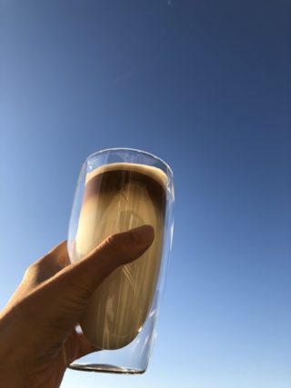 毎日空を見上げてますか？#今日の空とコーヒー