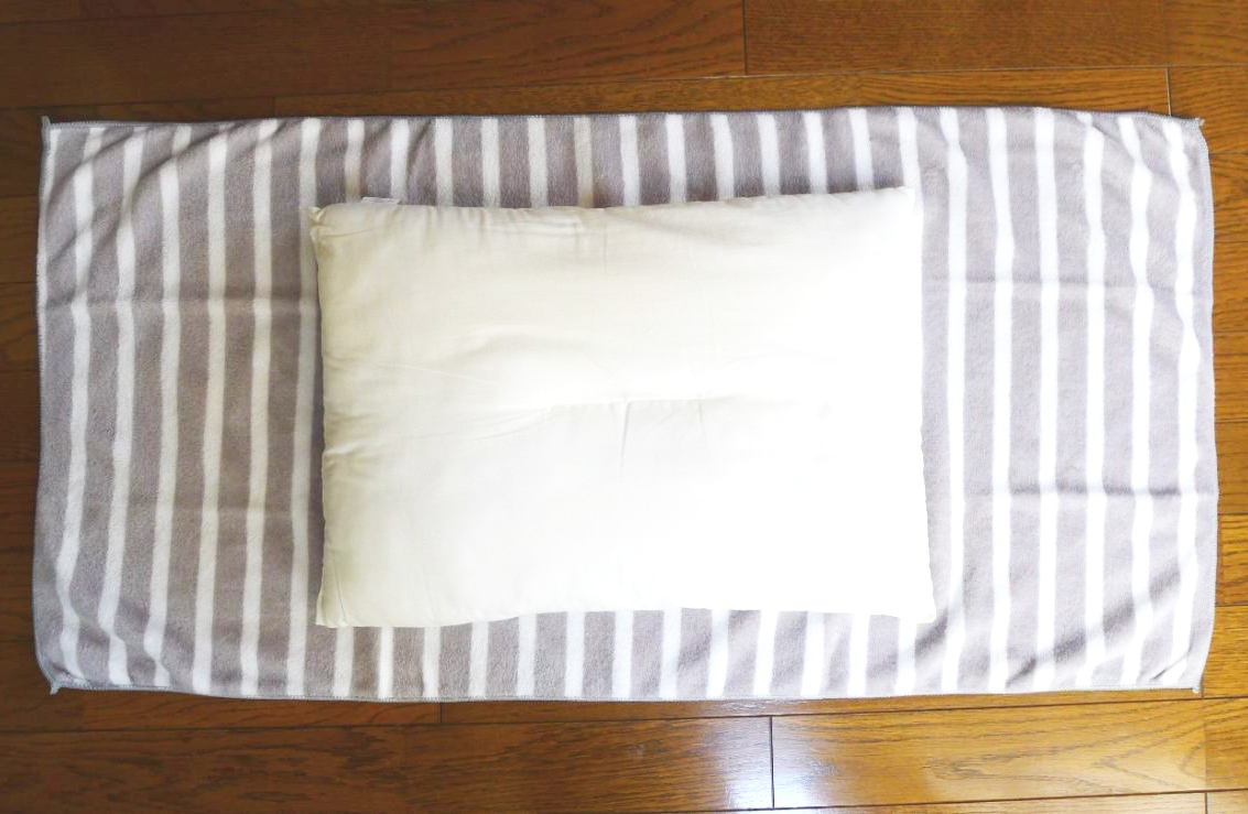 バスタオルで作る枕カバーの作り方 なんと直線縫い2本で完成 ぎゅってweb