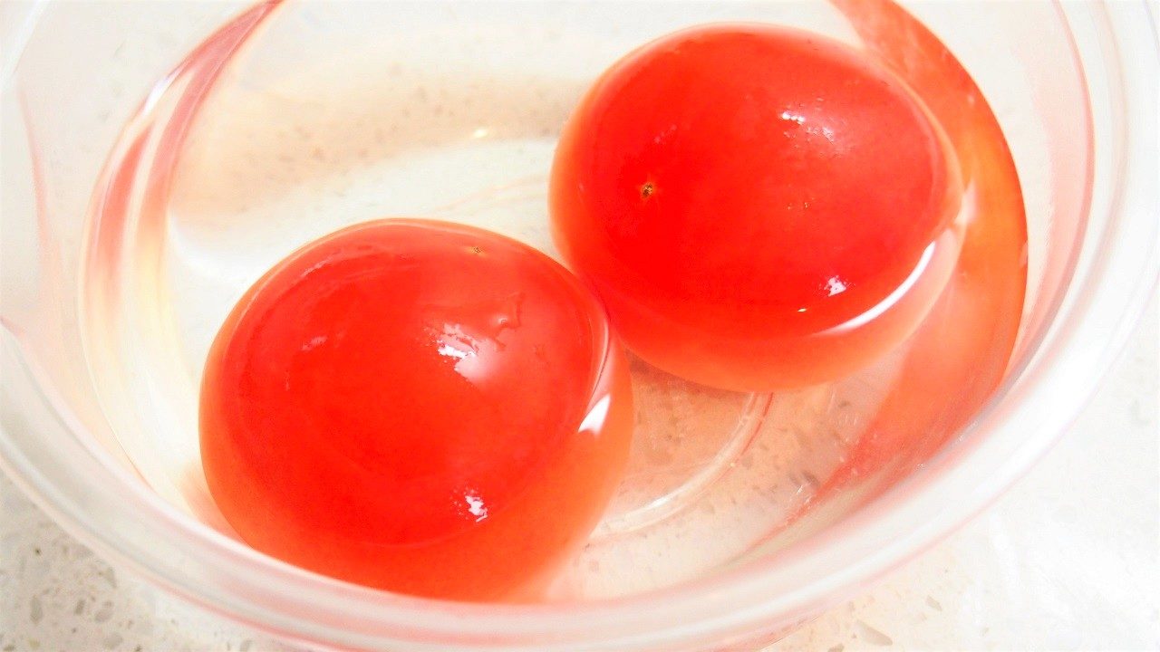 レンジで簡単 お酒にも合う トマトの出汁煮 ぎゅってweb