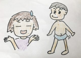 【3歳児検診】「パンツが反対」と言われ、息子が放った一言とは…！