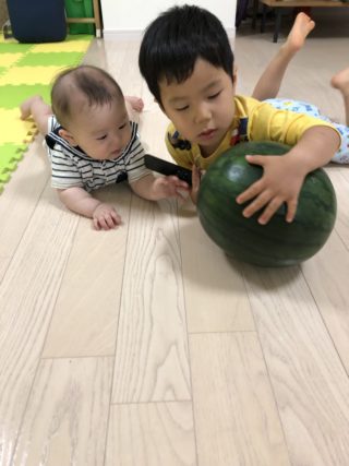 3歳 vs ハーフバースデー、オモチャをめぐる攻防戦がスタート！