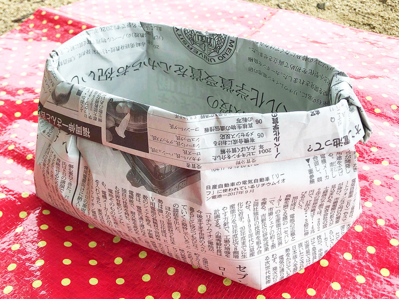 新聞紙はリメイク袋で再利用 気になるゴミのニオイをシャットアウト ぎゅってweb