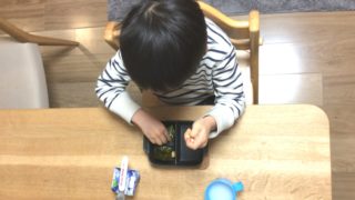 秘策冬版！5歳長男が即完食する即席朝食と声かけ。余ったアレも消費