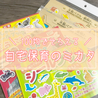 外出自粛を乗り切れ！100均でそろえる自宅保育のつよ～いミカタ【1歳】