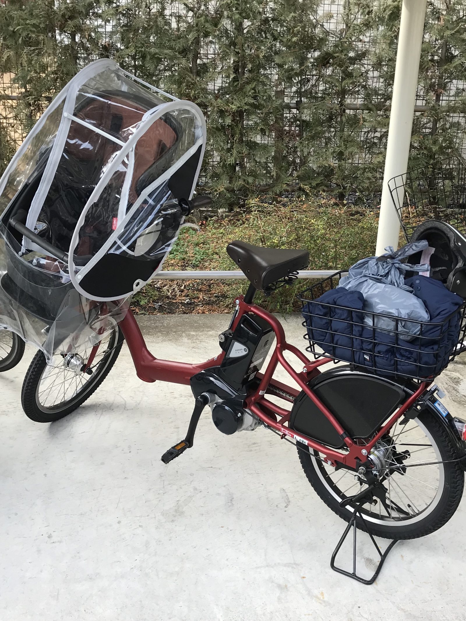子供乗せ自転車3人乗り 非電動自転車 チャイルドシート付き - 自転車