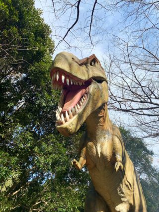 恐竜好きな子ども喜ぶ！伊豆アニマルキングダムと小室山の恐竜広場