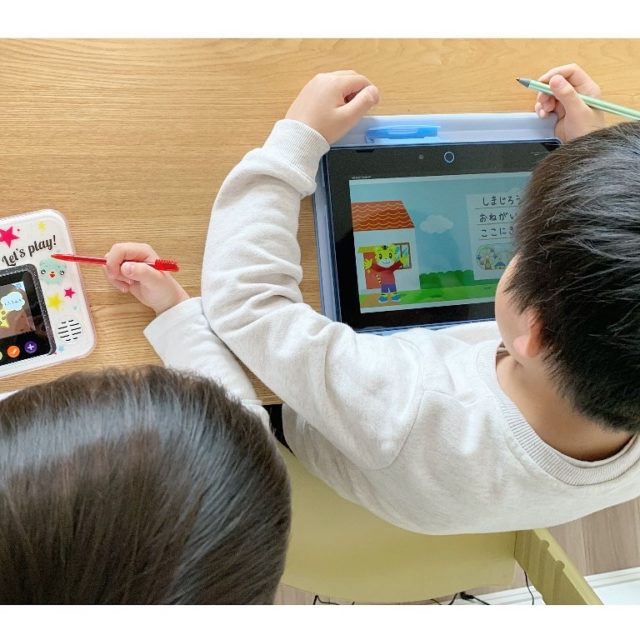 祖父母とメル友になった5歳児！タブレット学習「こどもちゃれんじ